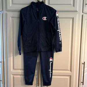 New without tags, Boys Youth Champion Track Suit, Navy, Size Med